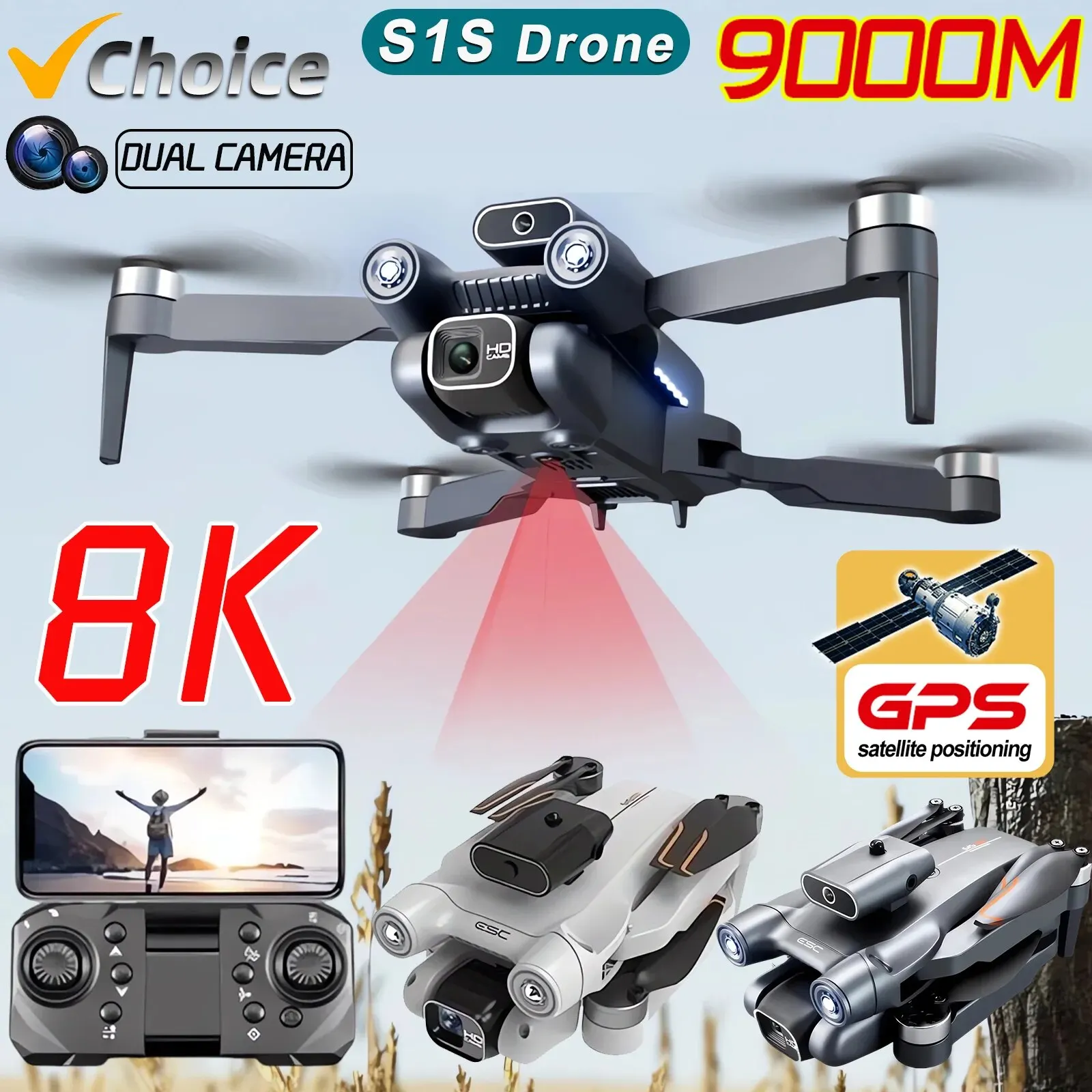 Drone Gps Module - Nuovo S1S 5G GPS Drone Camera