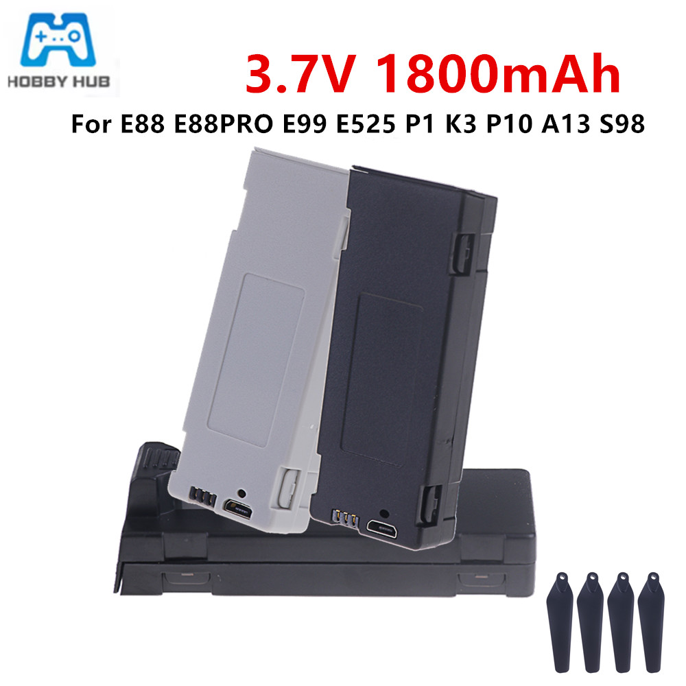 Drone Charger - Per E88 Batteria Batteria Ricaricabile 3.7V