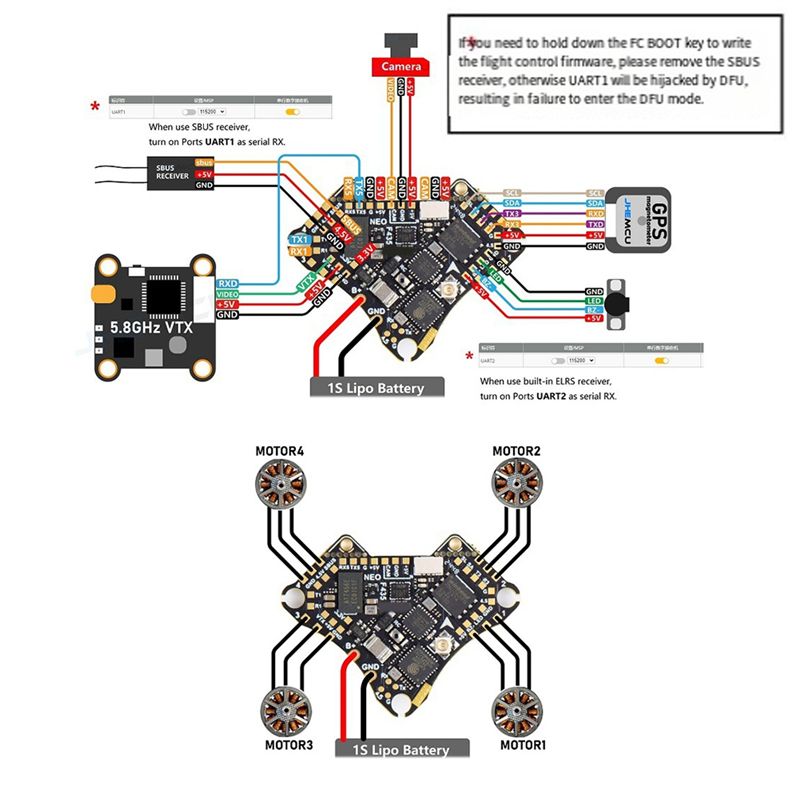 FBIL-F435 NEO 1S AIO Flight Co - Drone Flight Controller recensione e prezzo