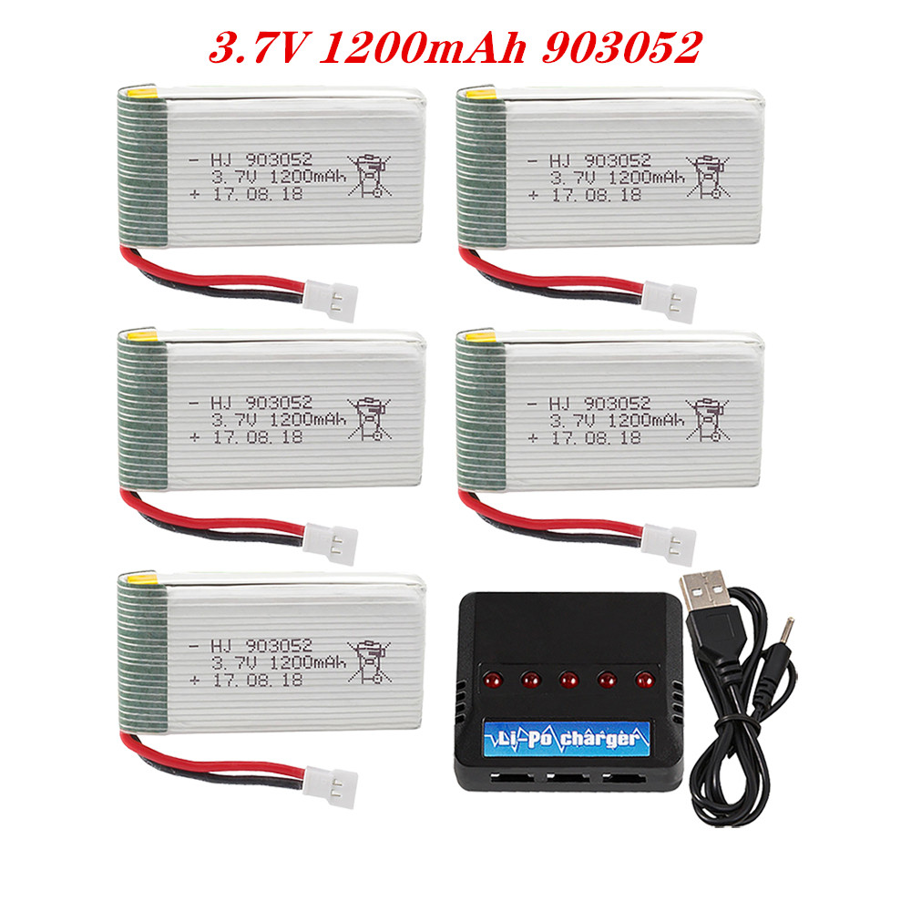 3.7V 1200mah 903052 Set carica - Drone Charger recensione e prezzo
