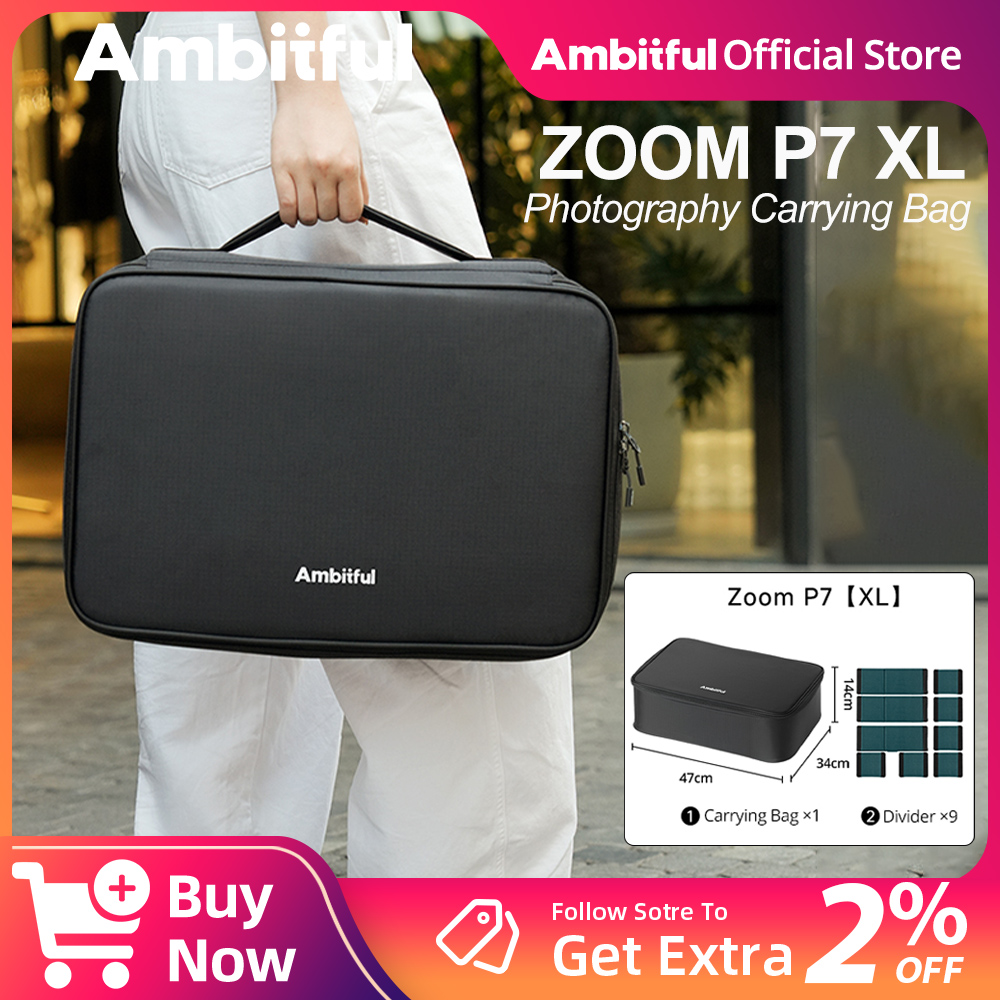 Ambitful ZOOM P7II XL Borsa da - Drone Camera recensione e prezzo