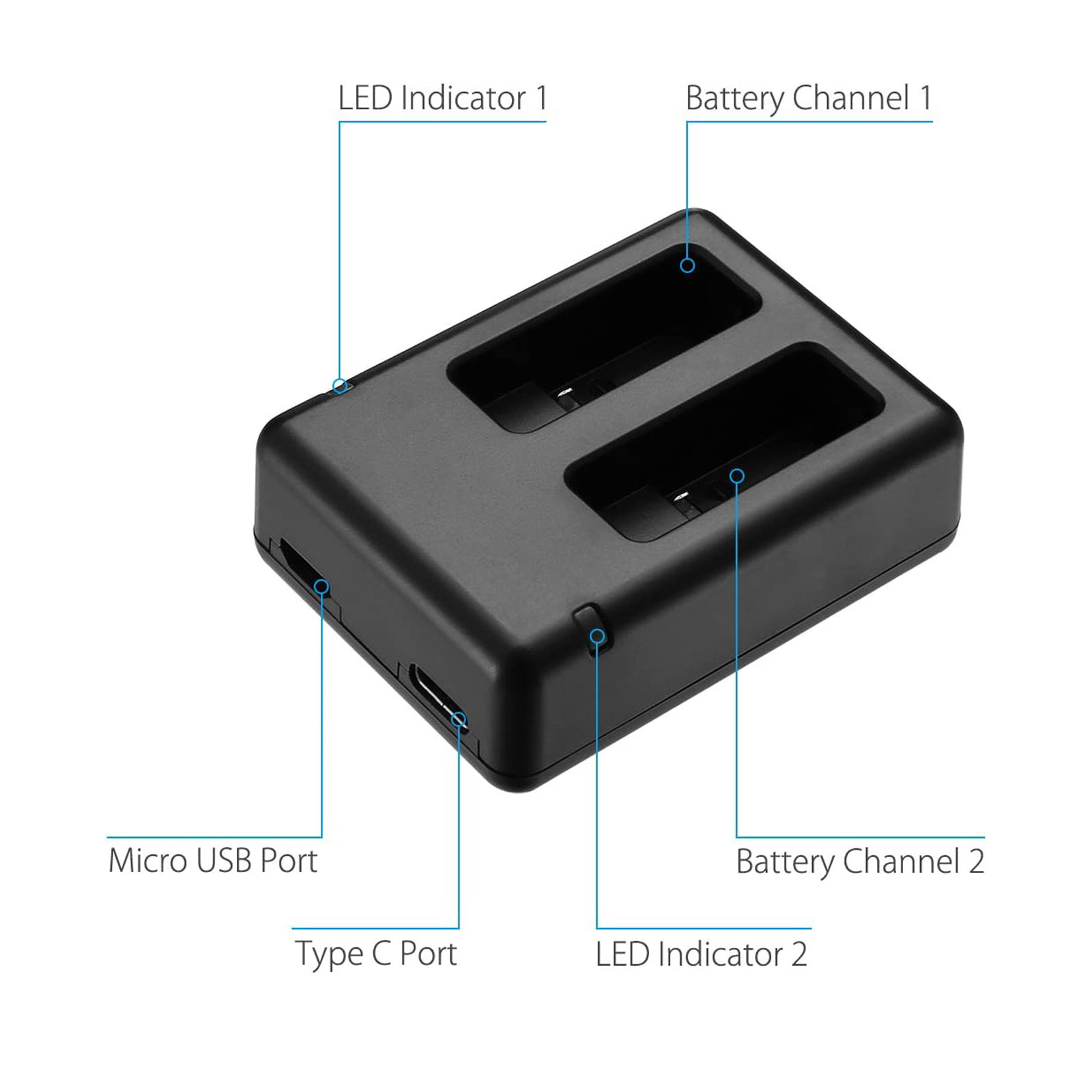 Adatto per caricabatterie GOPR - Drone Camera recensione e prezzo