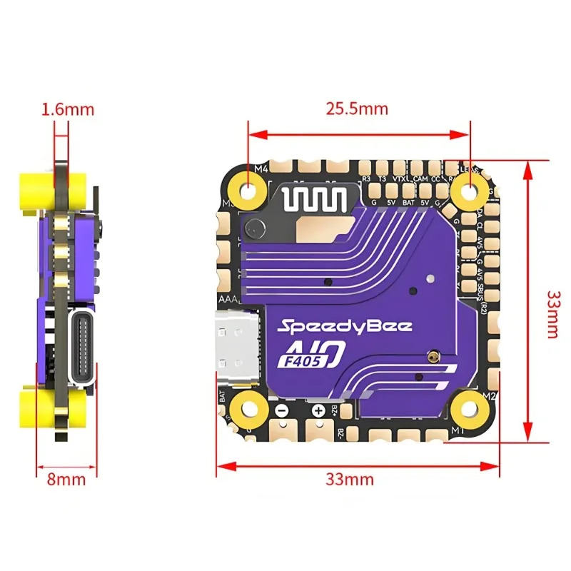 SpeedyBee F405 AIO Flight Cont - Drone Esc recensione e prezzo