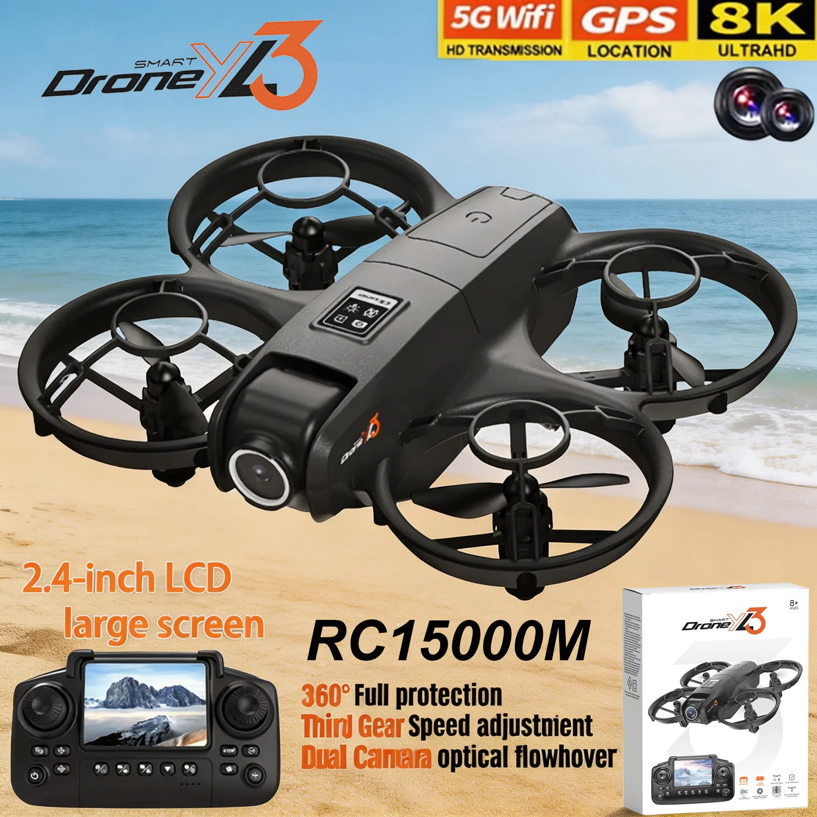Nuovo Drone RC YL3 con Doppia  - Drone Gps Mount recensione e prezzo